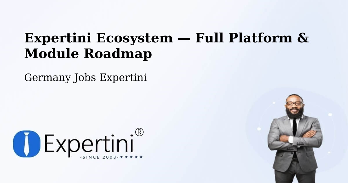 Expertini Ecosystem — Full Platform & Module Roadmap – Weida