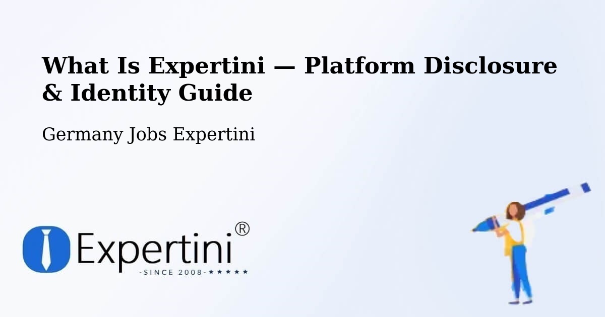 What Is Expertini — Platform Disclosure & Identity Guide – Weida